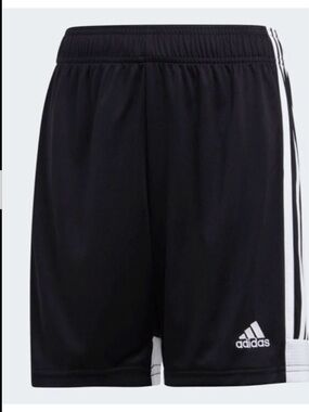 GAME TIME! Adidas Men’s Black Athletic Shorts with White 3-Stripes